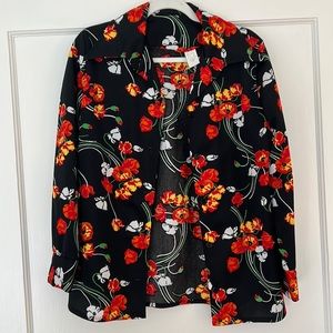 Vintage Floral Blouse